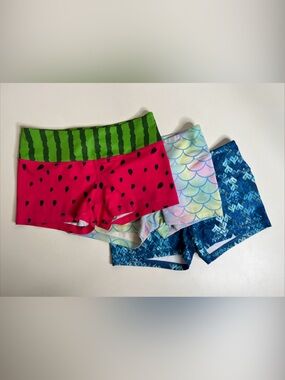 Feed Me Fight Me FMFM Women's Workout Shorts, Size Small, Lot of 3
